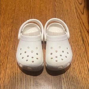 Kids Crocs White Clogs